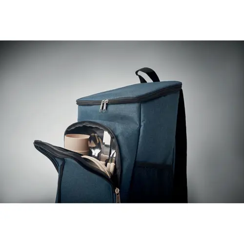 Borsa termica in RPET e accessori da picnic per 2 persone