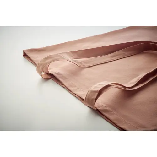 Shopper in cotone organico con manici lunghi disponibile in diverse colorazioni da 140gr 38x42cm