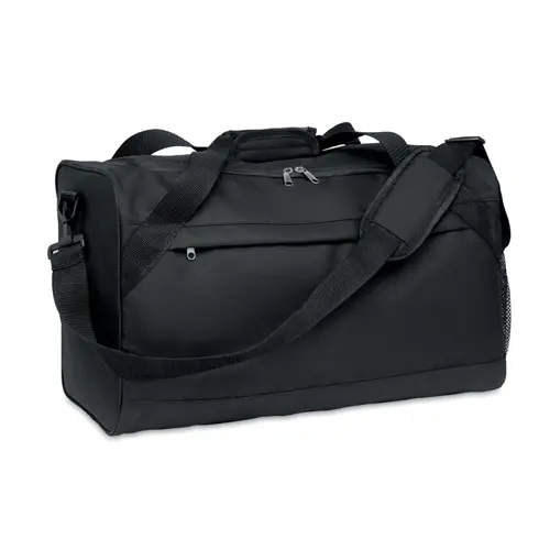 Borsa sportiva da viaggio in RPET con tasche e tracolla regolabile removibile 50x23x28cm