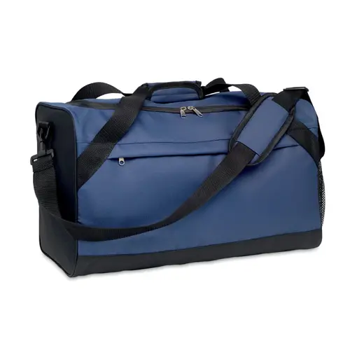 Borsa sportiva da viaggio in RPET con tasche e tracolla regolabile removibile 50x23x28cm