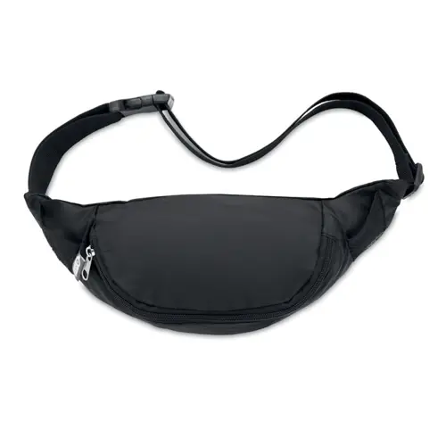 Marsupio in RPET 210D con cerniera e cintura regolabile 380x120x130mm