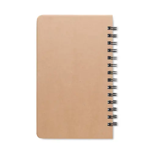 Block Notes A5 fogli a righe con semi di pino da piantare prodotto in Europa