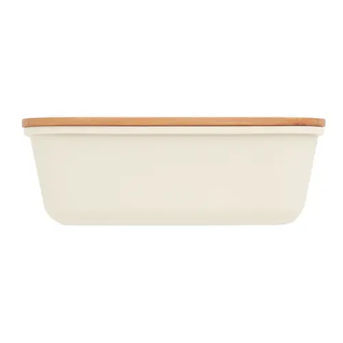 Porta pranzo in PP con coperchio in bambù da 1000ml