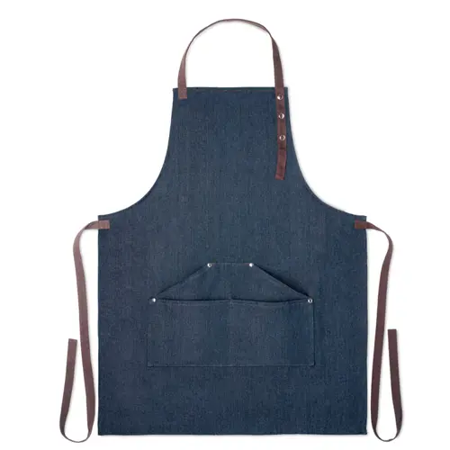 Grembiule in denim con tasche in confezione regalo