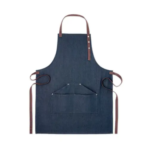 Grembiule in denim con tasche in confezione regalo