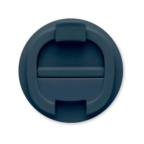 Bicchiere termico a doppio strato in acciaio inox con coperchio antigoccia in plastica 350ml