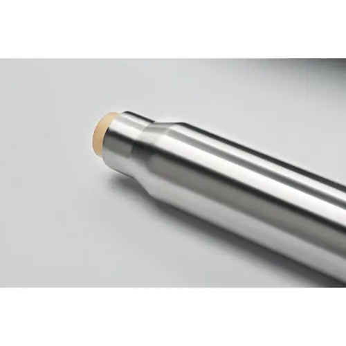 Borraccia doppia parete in acciaio inossidabile con tappo antigoccia in bambù 500ml