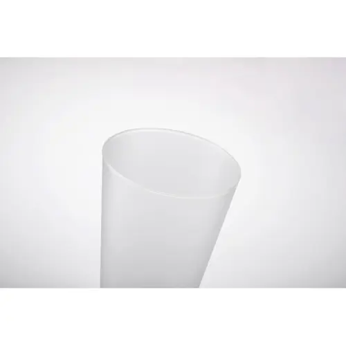 Bicchiere riutilizzabile in plastica con finitura smerigliata da 300ml