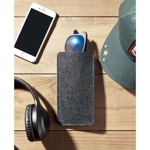 Custodia per occhiali in feltro RPET 90x180mm