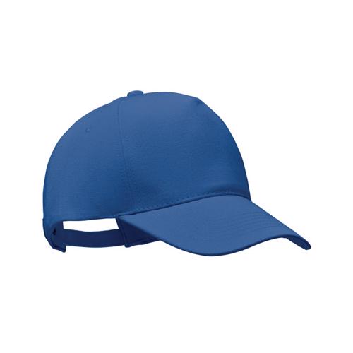 Cappello da baseball in cotone con 5 pannelli e fibbia regolabile in metallo da 250gr
