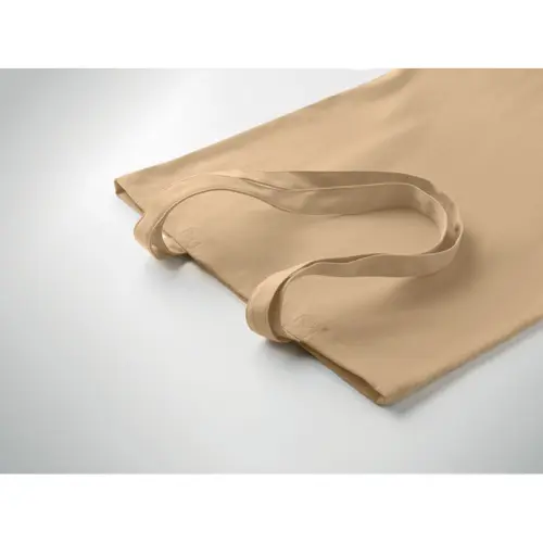 Shopper in cotone a soffietto con manici lunghi disponibile in vari colori da 270 gr 38X9X42cm