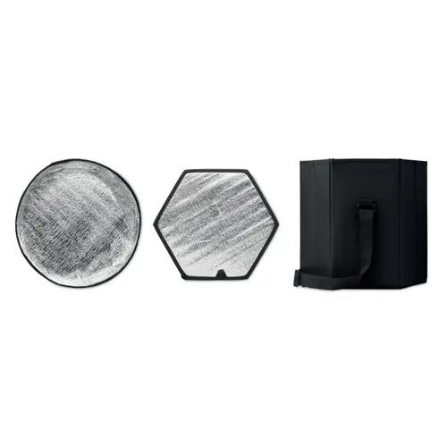 Borsa termica in poliestere 600D con funzione d'appoggio 28.5x28x28cm