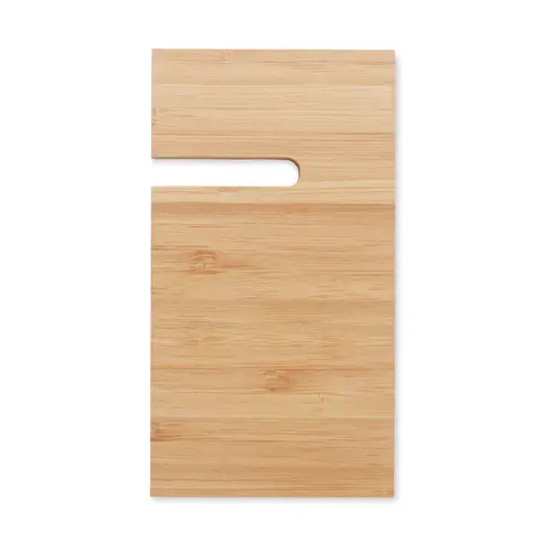 Supporto per il telefono da scrivania in bambù con graffette e note adesive