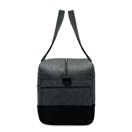 Borsa da viaggio RPET a tracolla con tasche a chiusura a zip 50X24X28cm