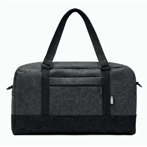Borsa da viaggio RPET a tracolla con tasche a chiusura a zip 50X24X28cm