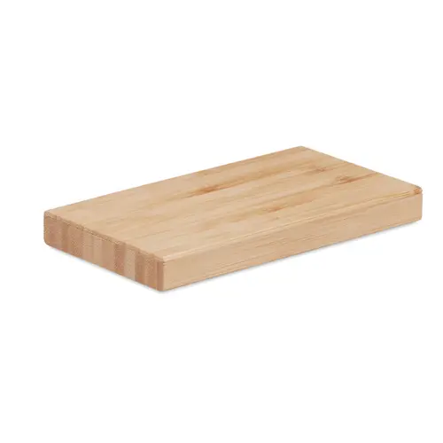 Power bank in bambù con pannello solare da 4000mAh