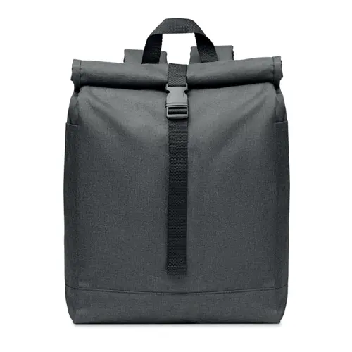 Zaino in poliestere 600D RPET con chiusura rolltop da 5kg 28x13x50cm