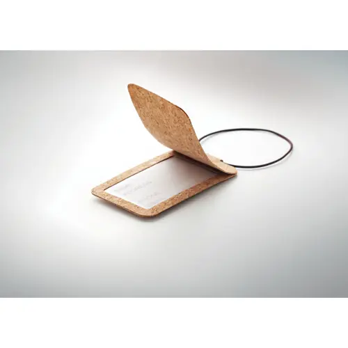 Etichetta per bagagli in sughero 115x60mm