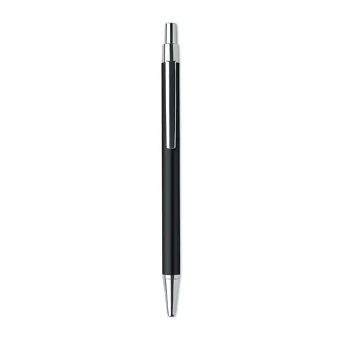 Penna a sfera a pulsante in alluminio riciclato refill blu