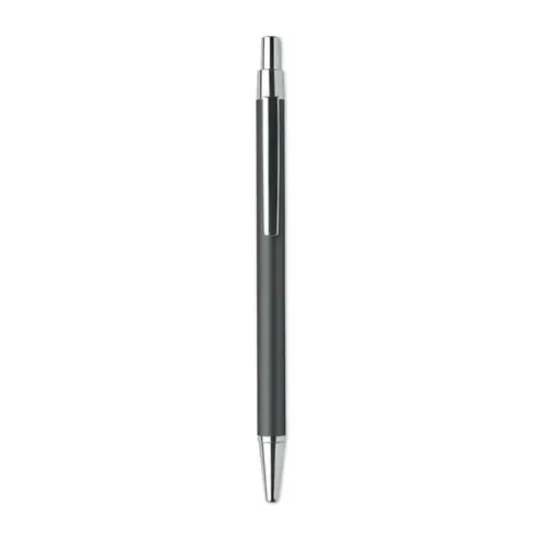 Penna a sfera a pulsante in alluminio riciclato refill blu