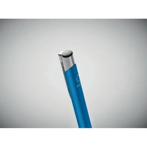 Penna a sfera in alluminio riciclato refill blu