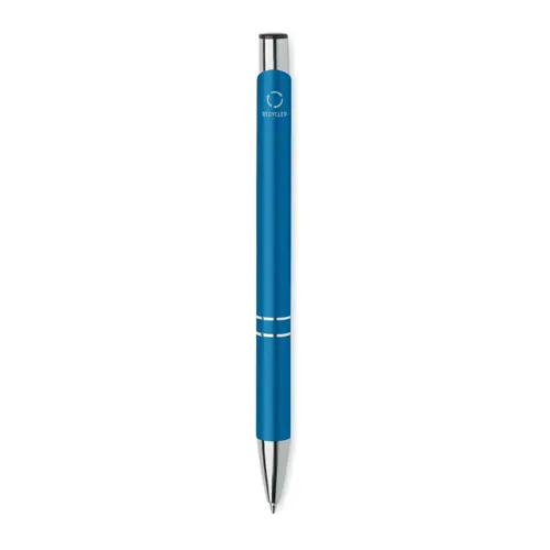 Penna a sfera in alluminio riciclato refill blu