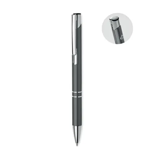 Penna a sfera in alluminio riciclato refill blu