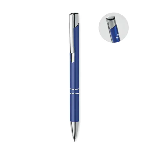 Penna a sfera in alluminio riciclato refill blu