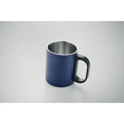 Tazza a doppio strato in acciaio inossidabile con manico in PP da 300ml