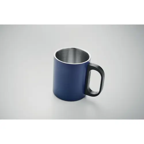 Tazza a doppio strato in acciaio inossidabile con manico in PP da 300ml