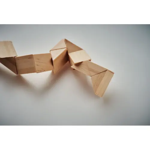 Puzzle rompicapo in legno da 24 pezzi in sacchetto di cotone