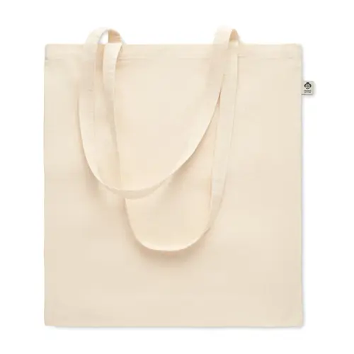Shopper in cotone biologico con manici lunghi da 180gr 38X42cm