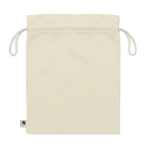 Sacca regalo media in cotone biologico 25x32cm da 105gr