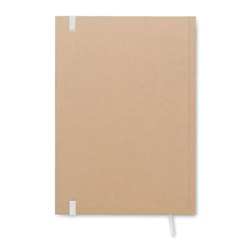 Block notes A5 pagine a righe e copertina rigida in carta riciclata prodotto in Europa