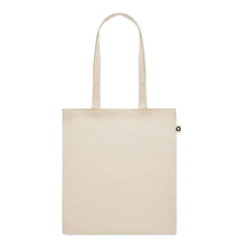 Shopper in cotone riciclato con manici lunghi da 140gr 38X42cm