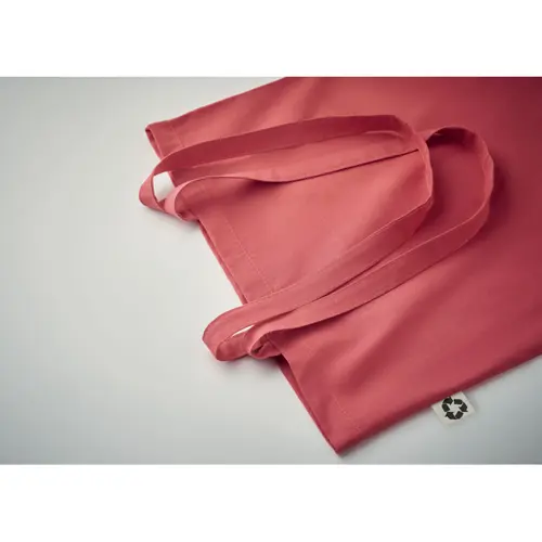 Shopper in cotone riciclato in vari colori con manici lunghi da 140gr 38X42cm