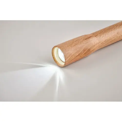 Torcia in legno con luce COB da 5W