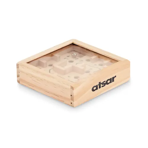 Gioco del labirinto in legno