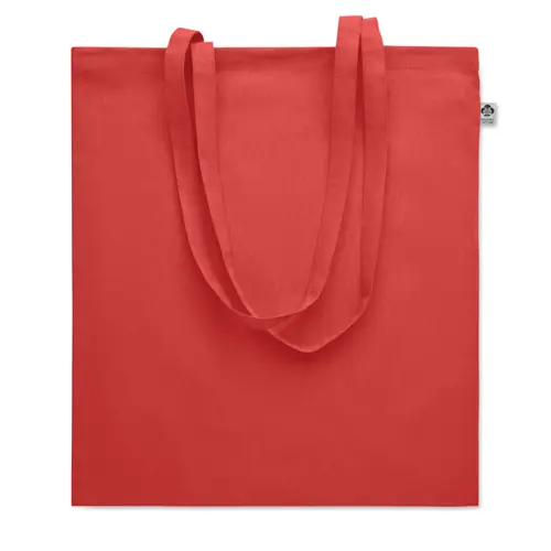 Shopper in cotone biologico con manici lunghi da 180g 38x42cm