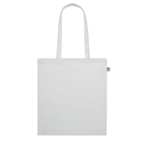 Shopper in cotone biologico con manici lunghi da 180g 38x42cm