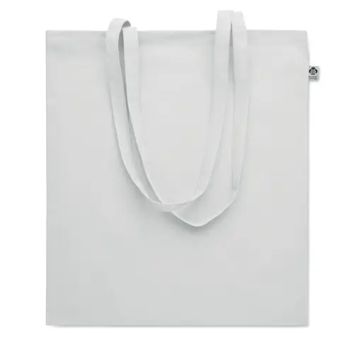 Shopper in cotone biologico con manici lunghi da 180g 38x42cm