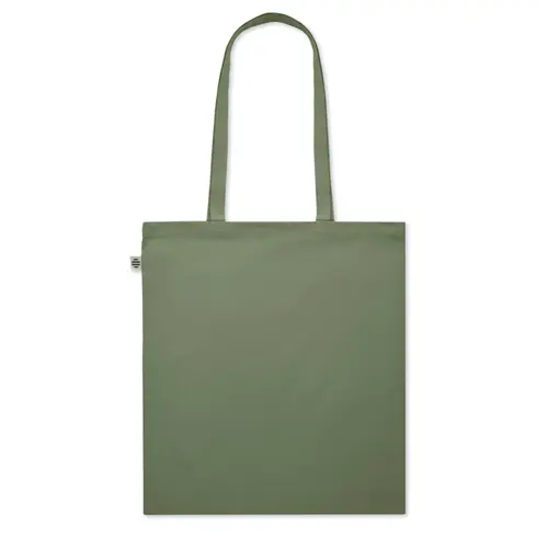 Shopper in cotone biologico con manici lunghi da 180g 38x42cm