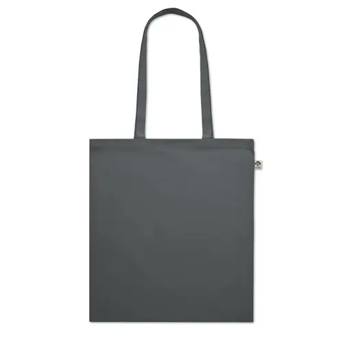 Shopper in cotone biologico con manici lunghi da 180g 38x42cm