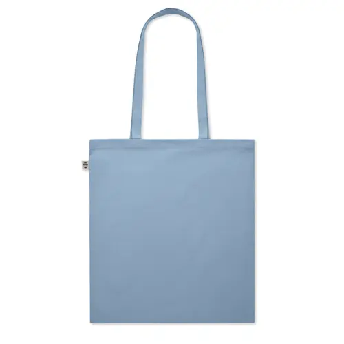 Shopper in cotone biologico con manici lunghi da 180g 38x42cm