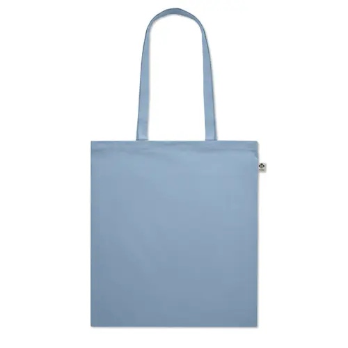 Shopper in cotone biologico con manici lunghi da 180g 38x42cm