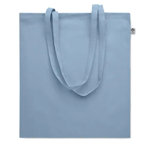 Shopper in cotone biologico con manici lunghi da 180g 38x42cm