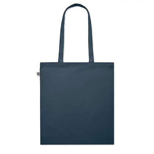 Shopper in cotone biologico con manici lunghi da 180g 38x42cm