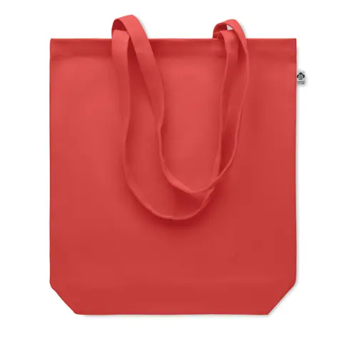 Shopper in tela biologica con manici lunghi da 270g 38x9x42cm