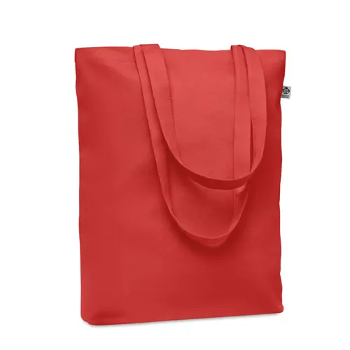 Shopper in tela biologica con manici lunghi da 270g 38x9x42cm