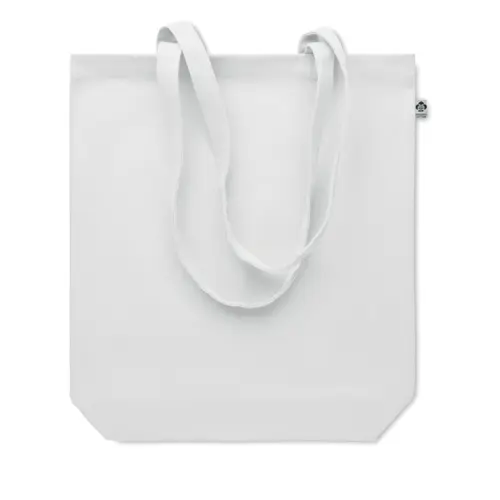 Shopper in tela biologica con manici lunghi da 270g 38x9x42cm